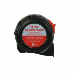 KWIKGAUGE 8m X 25mm Block Tape TBT20152
