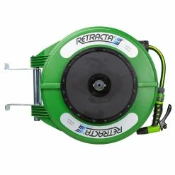 RETRACTA Garden Standard Water Reel With 18m X 1/2inch Horticultural Hose DR418G-03