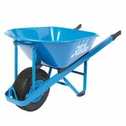 KELSO Professional Wheelbarrow Steel Tray Wide Wheel FW14001-T