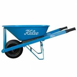KELSO Tradesmans Wheelbarrow Steel Tray Wide Wheel KBTMS100-6.5